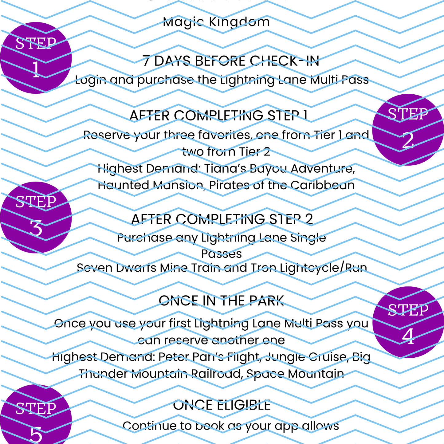 Walt Disney World Lightning Lane Multi-Pass Ultimate Guide Bundle