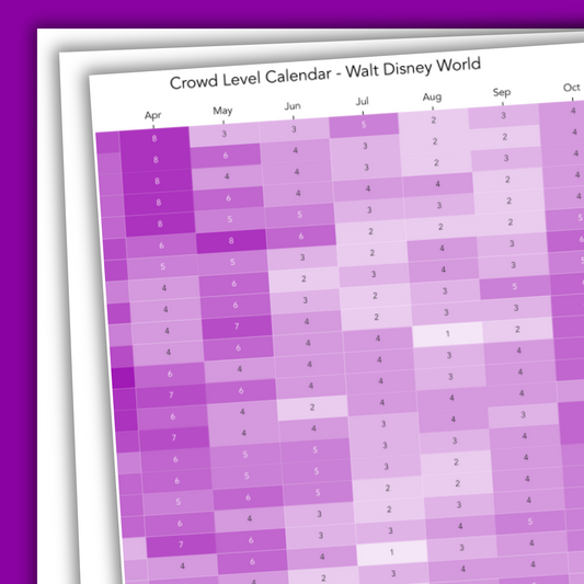 Walt Disney World Crowd Calendar